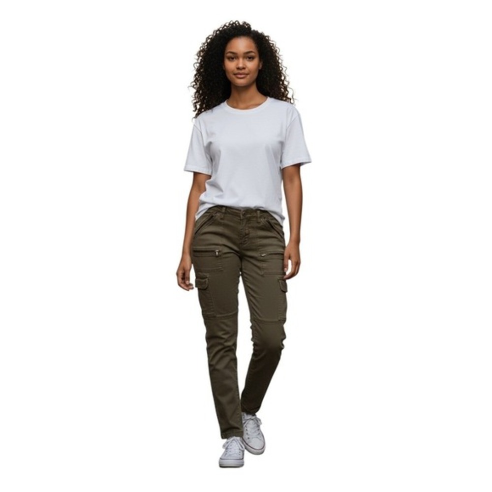 BLANKNYC Cargo Pants Khaki‎ Zip Pockets Utility Style Size 28x27